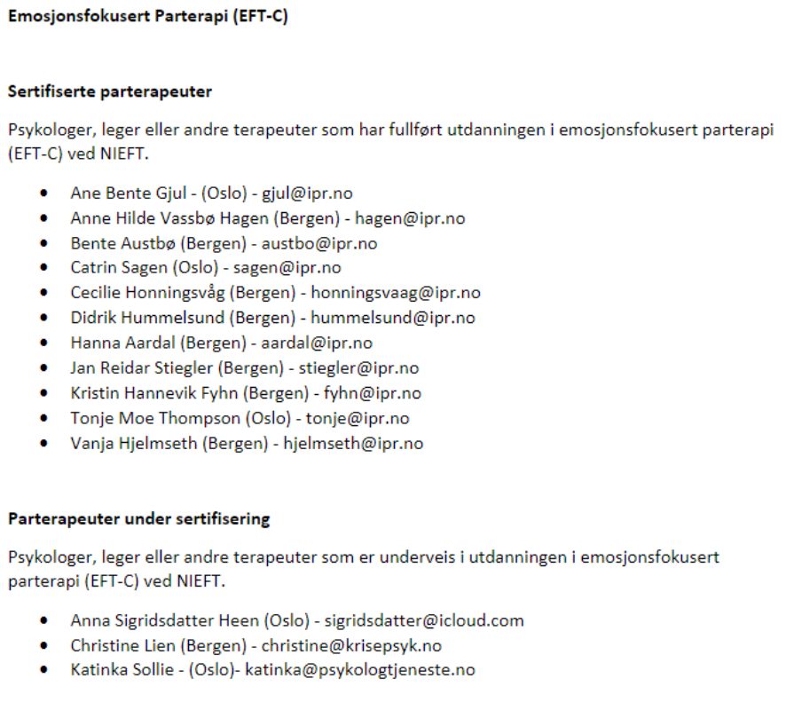 Parterapi 6